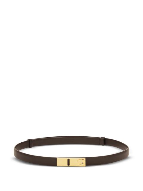 Ferragamo Hug calfskin-leather belt - Brown - zdjęcie produktu nr 1