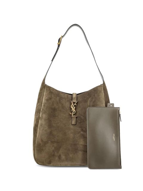 Saint Laurent large Le 5 À 7 Supple logo shoulder bag - Green - zdjęcie produktu nr 1