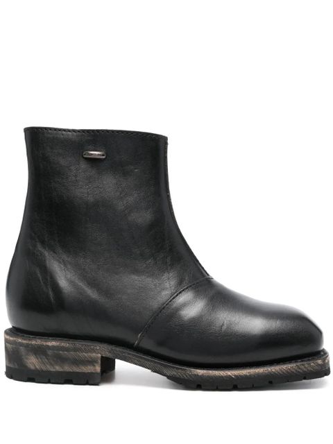 OUR LEGACY leather ankle boots - Black - zdjęcie produktu nr 1