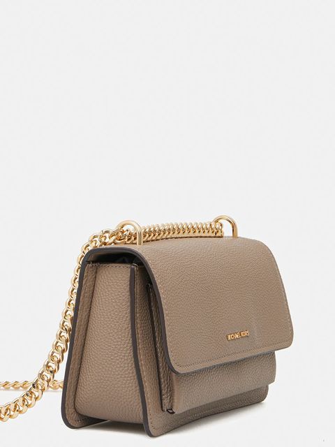 MICHAEL Michael Kors torebka skórzana kolor beżowy 30T4GC7L3T