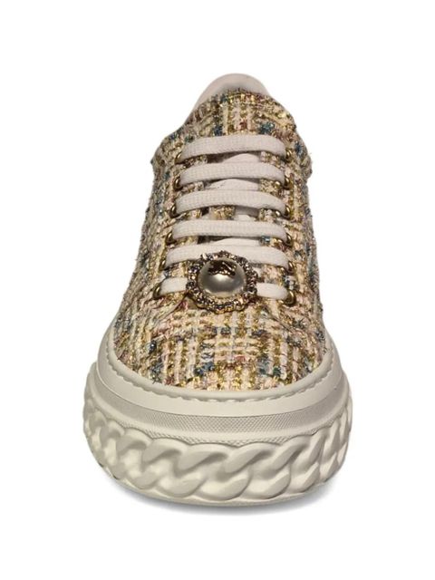 Casadei embellished platform trainers - Neutrals - zdjęcie produktu nr 2
