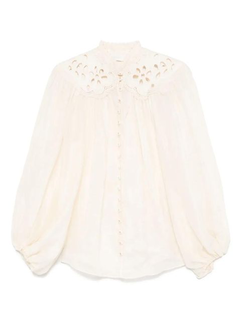 ZIMMERMANN embroidered shirt - Neutrals - zdjęcie produktu nr 1