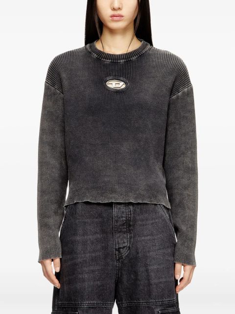 Diesel M-Anchorex logo-detail sweater - Black