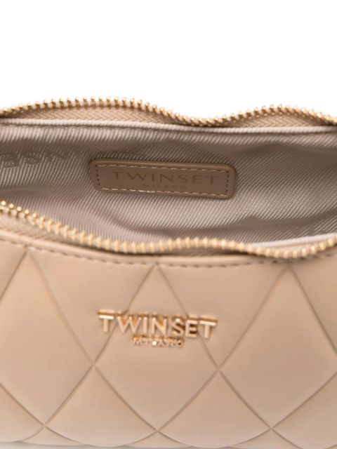 TWINSET quilted chain shoulder bag - Neutrals