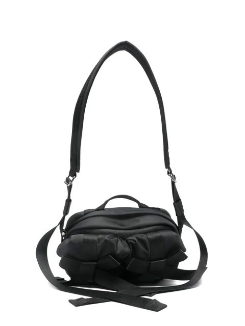 Simone Rocha woven crossbody bag - Black