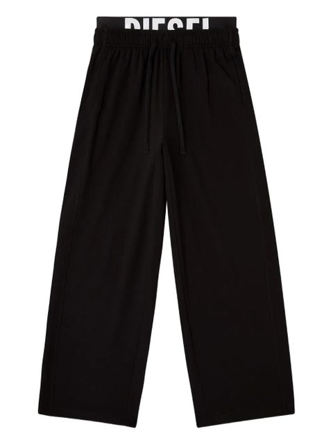 Diesel Leslie-D-Pop logo-print trousers - Black - zdjęcie produktu nr 1