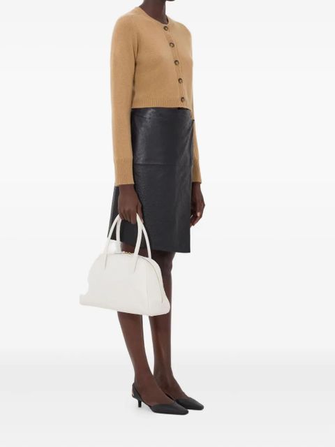 LouLou de Saison Zephir Lds button ribbed cardigan - Brown