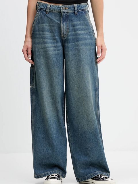 Dickies jeansy damskie kolor granatowy DK0A4Z6S - zdjęcie produktu nr 1