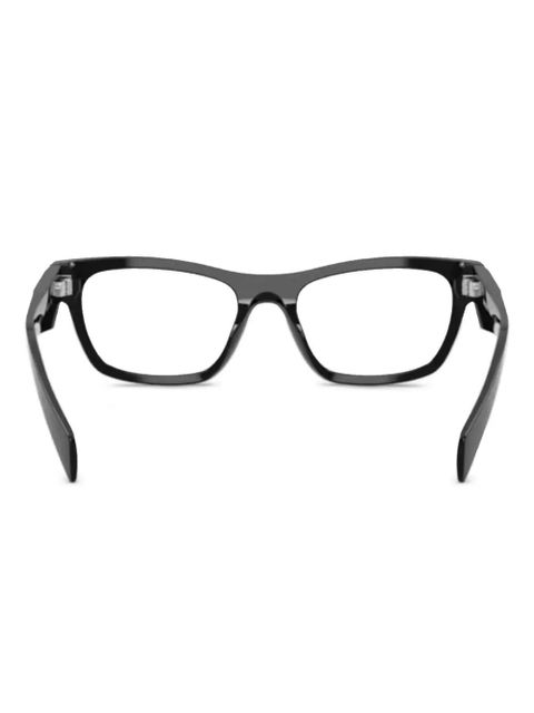 Prada Eyewear logo-print glasses - Black