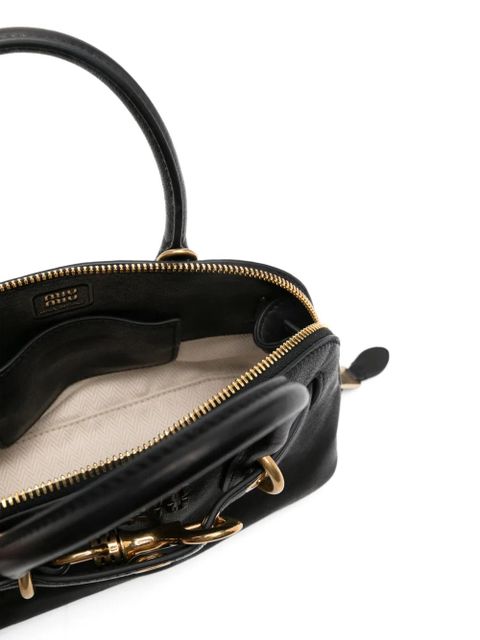 Miu Miu Top Handle Buckle Shoulder Bag - Black - zdjęcie produktu nr 2