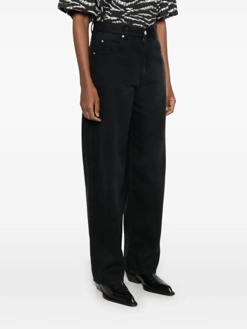ISABEL MARANT Jenny straight-leg jeans - Black - zdjęcie produktu nr 2