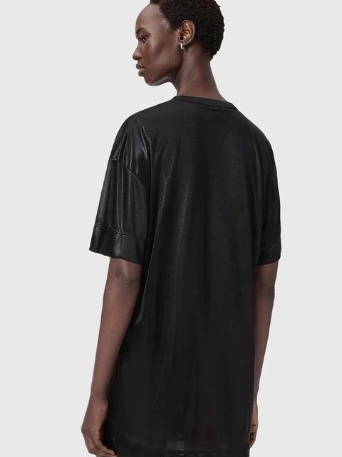 AllSaints sukienka kolor czarny mini oversize W141DD - zdjęcie produktu nr 2