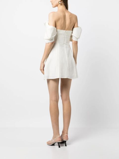 Cult Gaia Asal off-shoulder dress - White