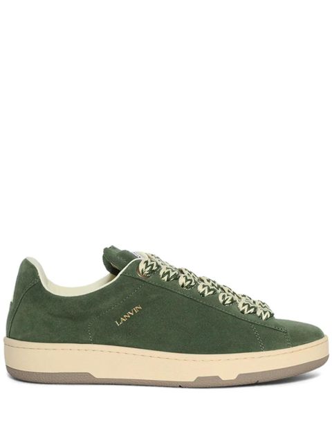 Lanvin Curb Lite suede sneakers - Green - zdjęcie produktu nr 1