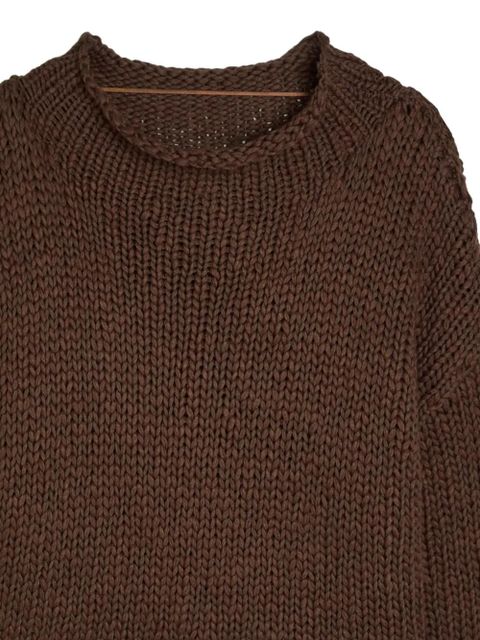Free People knitted crew-neck jumper - Brown - zdjęcie produktu nr 2