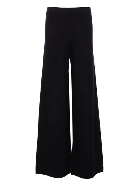 Max Mara knitted wide-leg trousers - Black