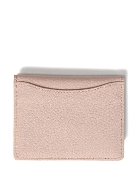 Miu Miu logo-plaque leather card holder - Pink