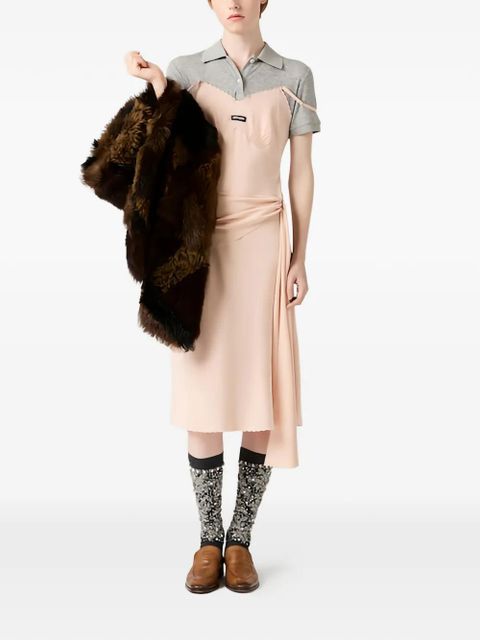Miu Miu marocain crepe dress - Pink - zdjęcie produktu nr 2