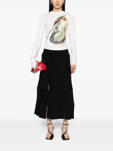 A.W.A.K.E. Mode oyster graphic-printed T-shirt - Neutrals - zdjęcie produktu nr 2