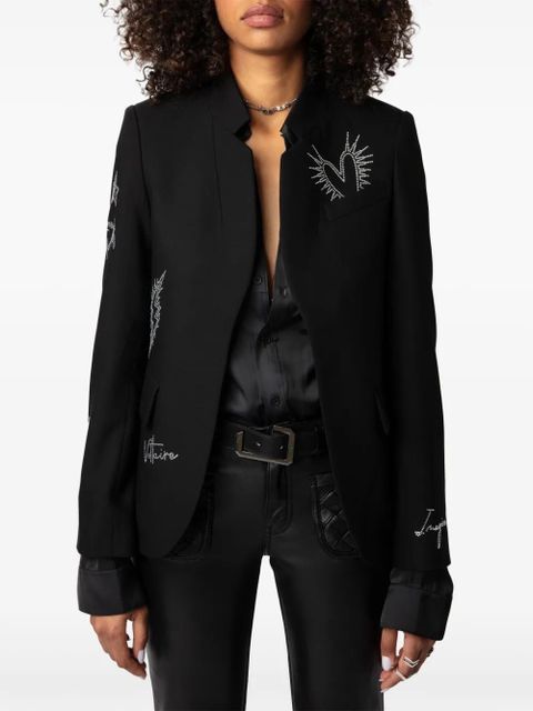 Zadig&Voltaire Very Heart blazer - Black
