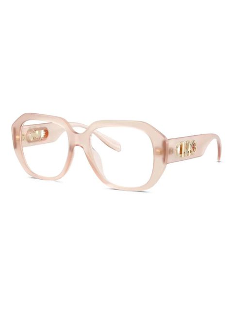 Michael Kors geometric-frame glasses - Pink - zdjęcie produktu nr 2