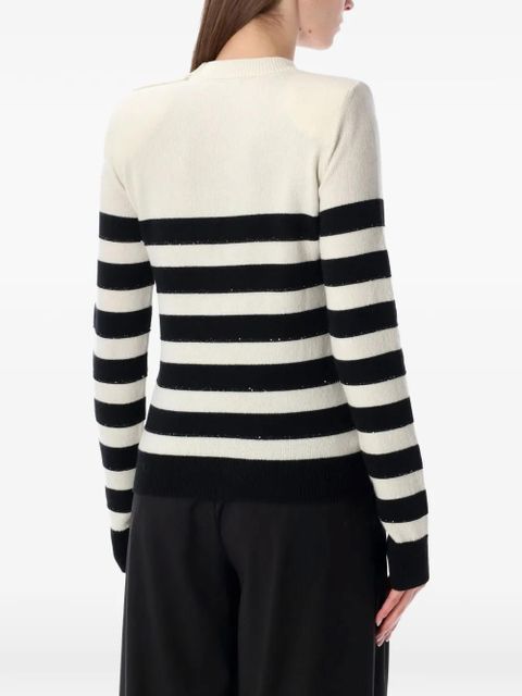 Balmain striped sweater - White - zdjęcie produktu nr 2