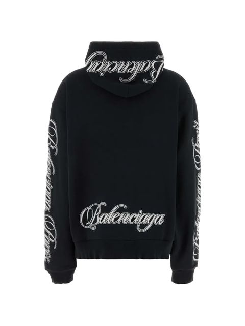 Balenciaga cotton hoodie - Black - zdjęcie produktu nr 2