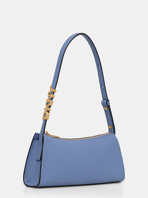 Dkny torebka skórzana kolor niebieski R433YG57 - zdjęcie produktu nr 2