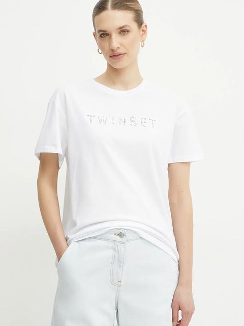 Twinset t-shirt bawełniany - zdjęcie produktu nr 1