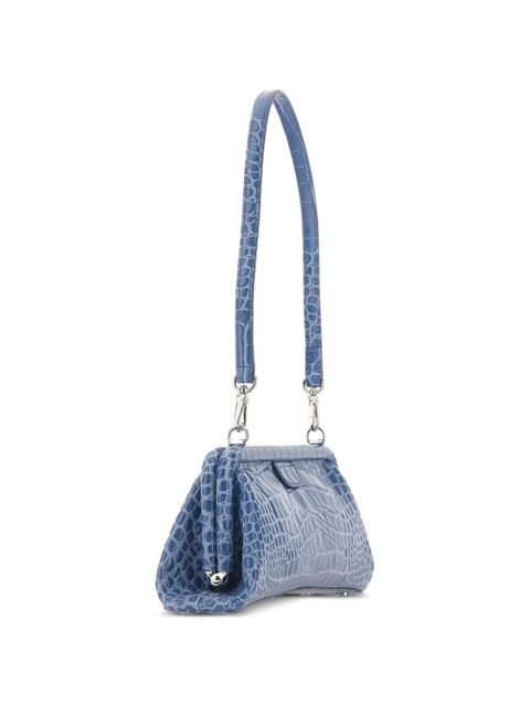 Vivienne Westwood Jane Frame crocodile-effect shoulder bag - Blue