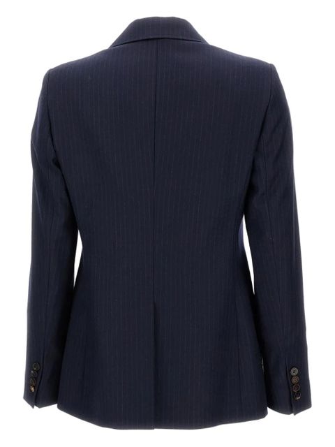 Max Mara pinstripe double-breasted jacket - Blue - zdjęcie produktu nr 2