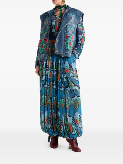 ETRO floral-motif gilet - Blue - zdjęcie produktu nr 2