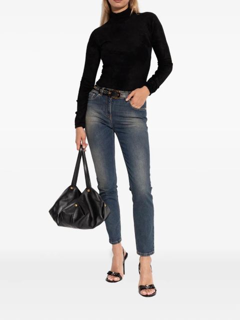 Versace Medusa-bow slingback sandals - Black - zdjęcie produktu nr 2