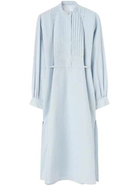 Jil Sander long-sleeve cotton midi dress - White - zdjęcie produktu nr 1