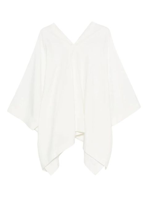 The Row V-neck asymmetric top - Neutrals - zdjęcie produktu nr 1