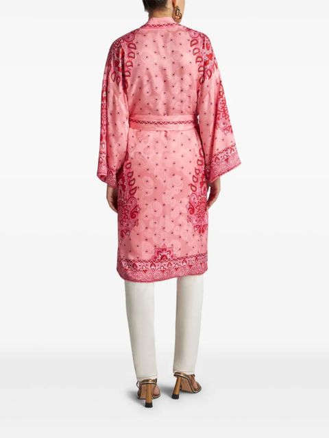 ETRO paisley-print robe jacket - Pink - zdjęcie produktu nr 2