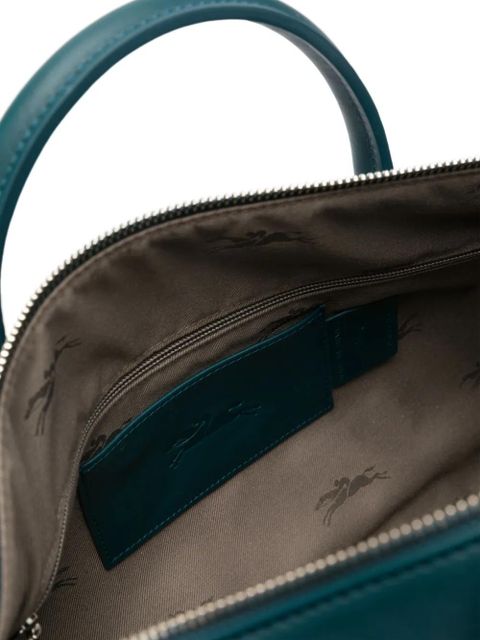 Longchamp large Daylong leather tote bag - Blue