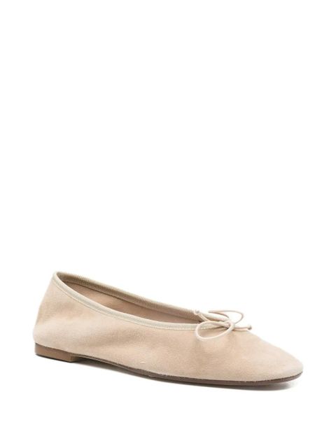Aeyde tie-detail ballet flats - Neutrals