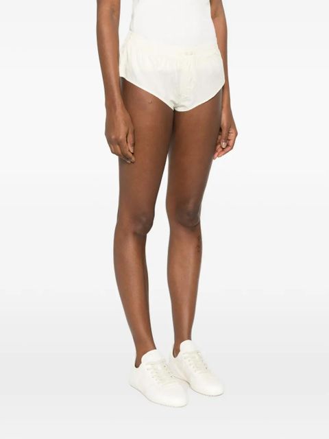 ENTIRE STUDIOS Pixie buttoned mini shorts - Neutrals