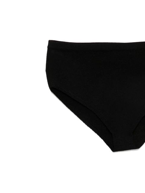 TOM FORD embroidered-logo brief - Black