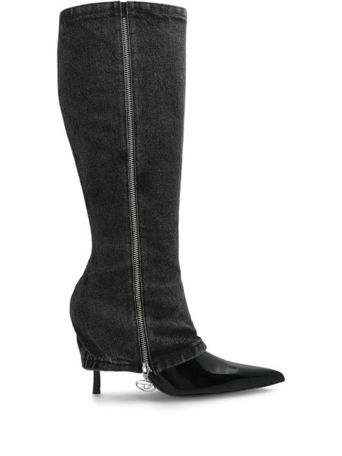 Diesel 100mm D-Venus Twisted boots - Black - zdjęcie produktu nr 1