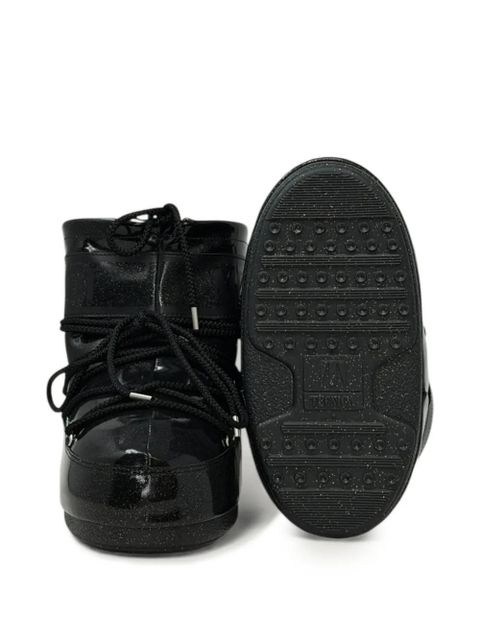 Moon Boot Icon Low glitter snow boots - Black