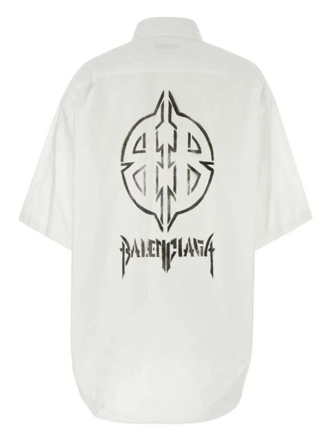 Balenciaga Metal Bb Stencil shirt - White - zdjęcie produktu nr 2