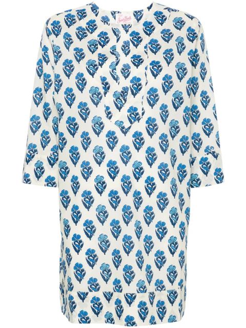 MC2 Saint Barth Macha floral-print dress - Neutrals - zdjęcie produktu nr 1