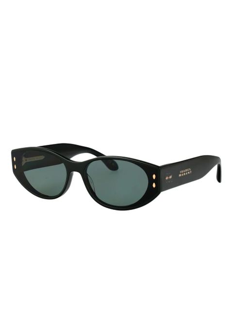 Isabel Marant Eyewear oval-frame sunglasses - Black