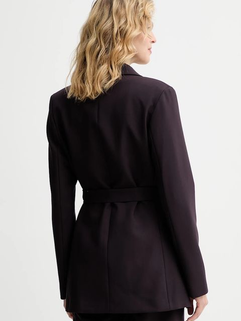 Answear.LAB marynarka kolor fioletowy jednorzędowa gładka - zdjęcie produktu nr 2