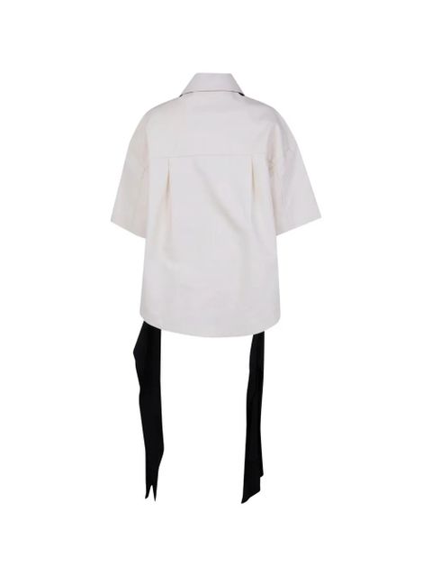 ENTIRE STUDIOS buttoned tie shirt - Neutrals - zdjęcie produktu nr 2