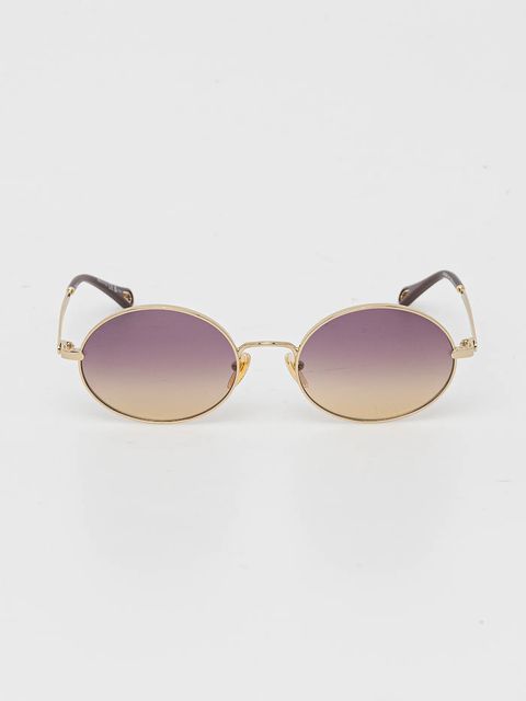 Chloé okulary przeciwsłoneczne damskie kolor złoty CH0326S