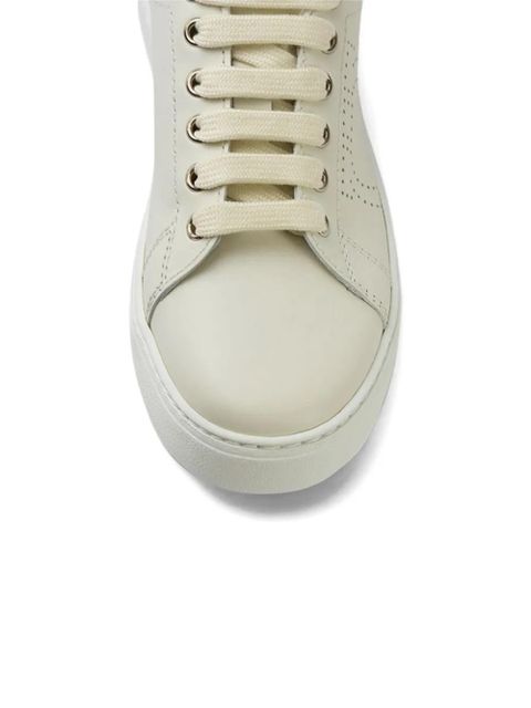 Ferragamo perforated-detail sneakers - Neutrals