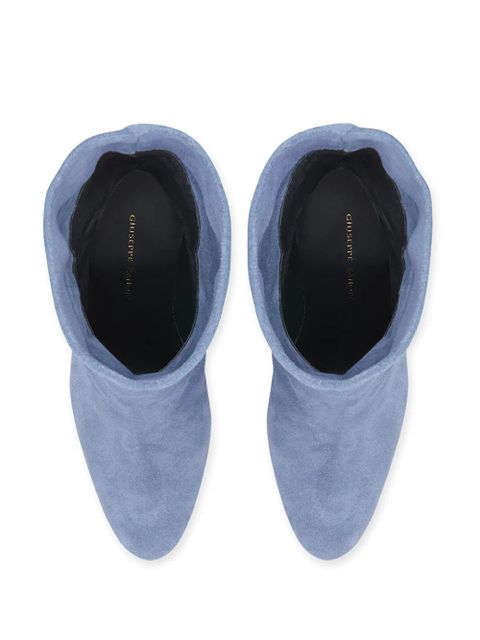 Giuseppe Zanotti Viviana 90mm suede boots - Blue